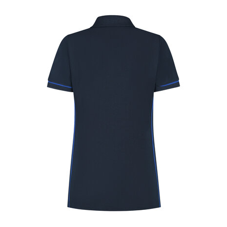 Poloshirt Carsen Ladies Real Navy/Royal Blue XS t/m XXL (Maat XS en XXL leverbaar medio mei)