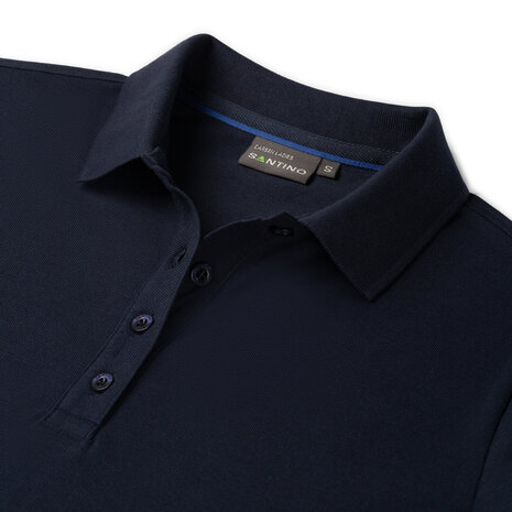 Poloshirt Carsen Ladies Real Navy/Royal Blue XS t/m XXL (Maat XS en XXL leverbaar medio mei)