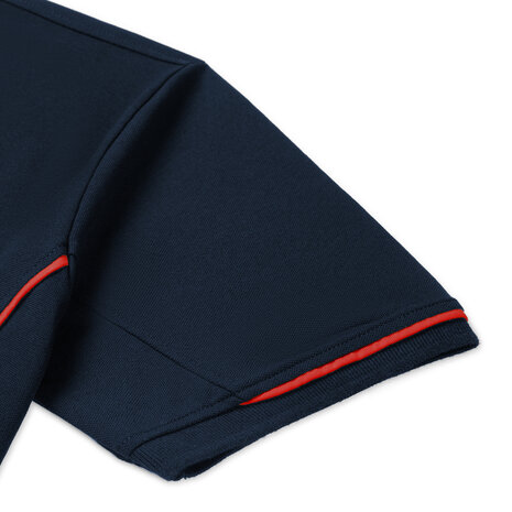 Poloshirt Carsen+ Real Navy/Red S t/m 3XL (Leverbaar medio mei)