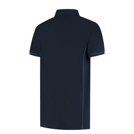 Poloshirt Carsen+ Real Navy/Royal Blue S t/m 3XL (Leverbaar medio mei)