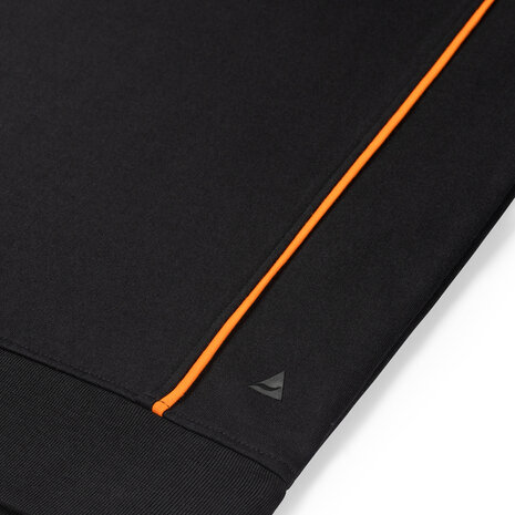 Zipsweater Collin Black/Orange S t/m 5XL (Maat 4XL en 5XL leverbaar medio mei)