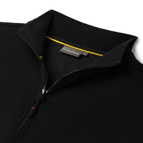 Zipsweater Collin Black/Yellow S t/m 5XL (Maat 4XL en 5XL leverbaar medio mei)