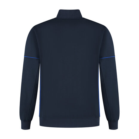 Zipsweater Collin Real Navy/Royal Blue S t/m 5XL (Maat 4XL en 5XL leverbaar medio mei)