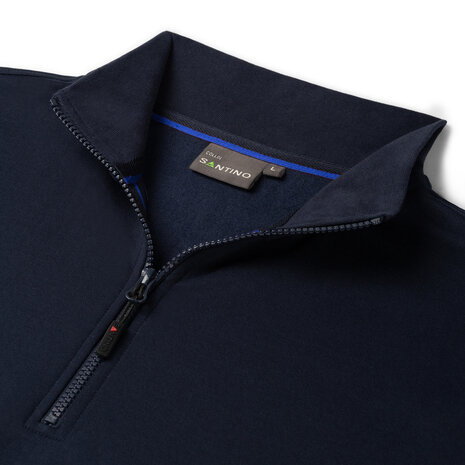 Zipsweater Collin Real Navy/Royal Blue S t/m 5XL (Maat 4XL en 5XL leverbaar medio mei)