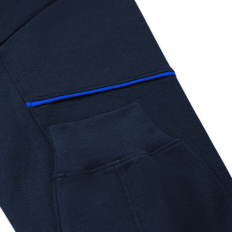 Zipsweater Collin Real Navy/Royal Blue S t/m 5XL (Maat 4XL en 5XL leverbaar medio mei)