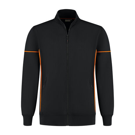 Sweatvest Colt Black/Orange S t/m 5XL (Maat 4XL en 5XL leverbaar medio mei)