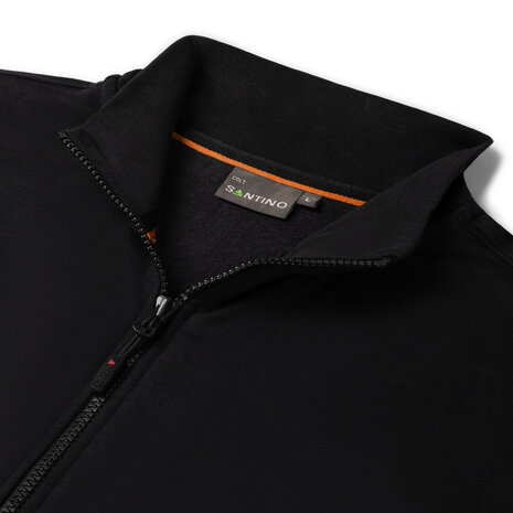 Sweatvest Colt Black/Orange S t/m 5XL (Maat 4XL en 5XL leverbaar medio mei)