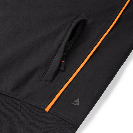 Sweatvest Colt Black/Orange S t/m 5XL (Maat 4XL en 5XL leverbaar medio mei)