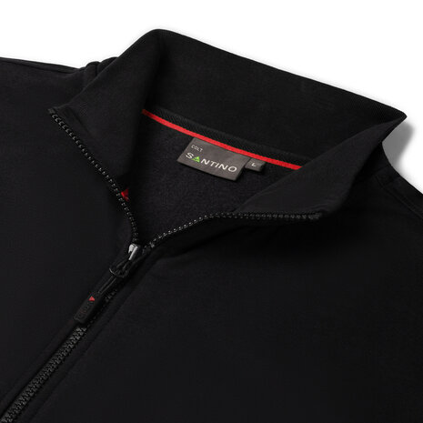 Sweatvest Colt Black/Red S t/m 5XL (Maat 4XL en 5XL leverbaar medio mei)
