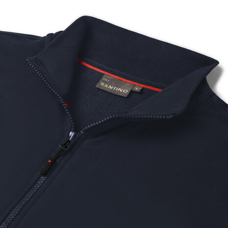 Sweatvest Colt Real Navy/Red S t/m 5XL (Maat 4XL en 5XL leverbaar medio mei)