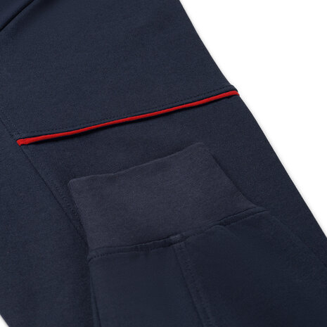 Sweatvest Colt Real Navy/Red S t/m 5XL (Maat 4XL en 5XL leverbaar medio mei)