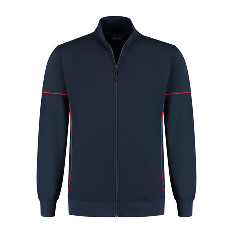 Sweatvest Colt Real Navy/Red S t/m 5XL (Maat 4XL en 5XL leverbaar medio mei)