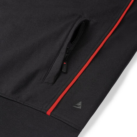 Sweatvest Colt Ladies Black/Red XS t/m XXL (Maat XS en XXL leverbaar medio juni)