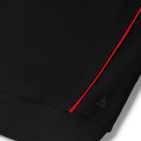 Sweater Chris Black/Red S t/m 5XL (Maat 4XL en 5XL leverbaar medio mei)