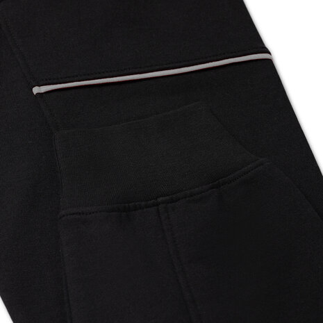 Sweater Chris Black/Sport Grey S t/m 5XL (Maat 4XL en 5XL leverbaar medio mei)
