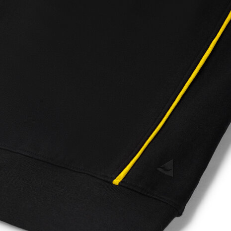 Sweater Chris Black/Yellow S t/m 5XL (Maat 4XL en 5XL leverbaar medio mei)