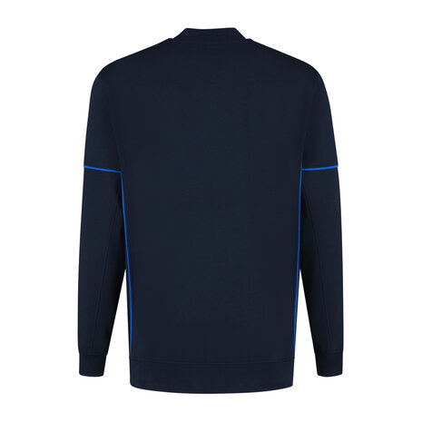 Sweater Chris Real Navy/Royal Blue S t/m 5XL (Maat 4XL en 5XL leverbaar medio mei)