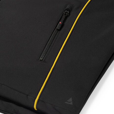 Softshell Jacket Curtis Black/Yellow S t/m 5XL (Maat 4XL en 5XL leverbaar medio mei)