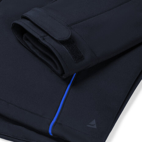 Softshell Jacket Curtis Real Navy/Royal Blue S t/m 5XL (Maat 4XL en 5XL leverbaar medio mei)