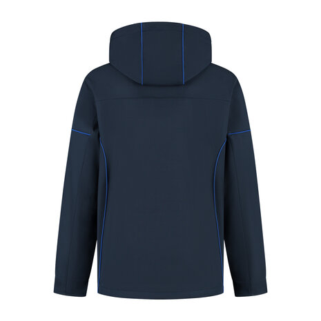 Softshell Jacket Curtis Real Navy/Royal Blue S t/m 5XL (Maat 4XL en 5XL leverbaar medio mei)