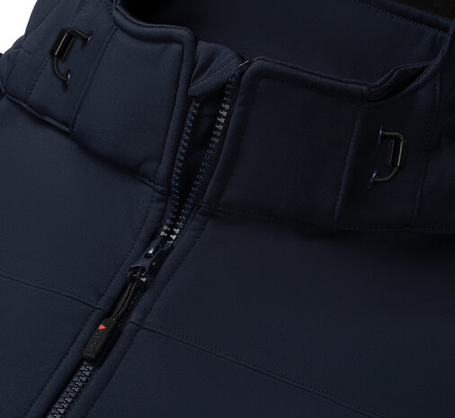 Softshell Jacket Curtis Real Navy/Royal Blue S t/m 5XL (Maat 4XL en 5XL leverbaar medio mei)