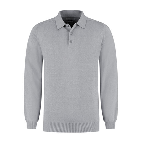 Polo pullover Praha Sport Grey S t/m 3XL (Leverbaar vanaf 29-10-2025)