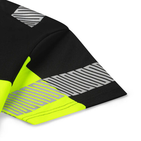 T-shirt Haris Black/Fluor Yellow S t/m 5XL