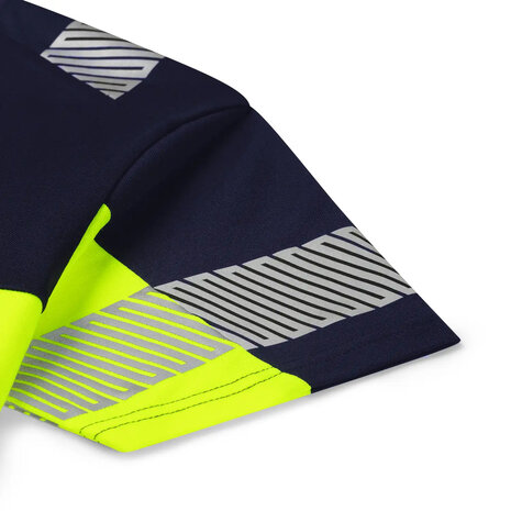 T-shirt Haris Real Navy/Fluor Yellow S t/m 5XL