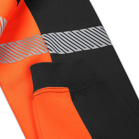 Sweater Hudson Black/Fluor Orange S t/m 5XL