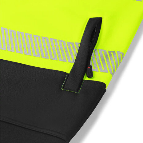 Sweatvest Hugo Black/Fluor Yellow S t/m 5XL