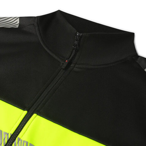 Sweatvest Hugo Black/Fluor Yellow S t/m 5XL