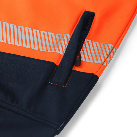 Sweatvest Hugo Real Navy/Fluor Orange S t/m 5XL