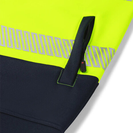 Sweatvest Hugo Real Navy/Fluor Yellow S t/m 5XL