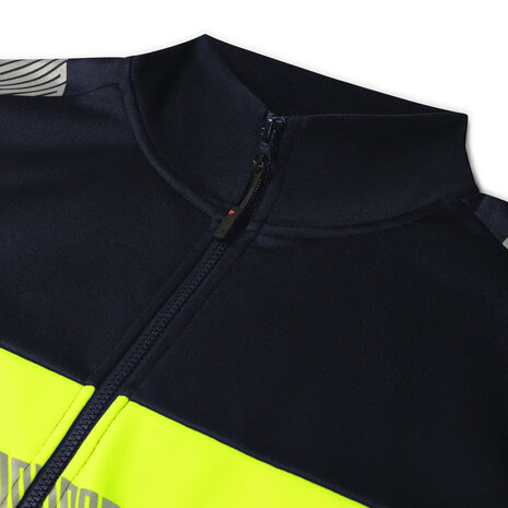 Sweatvest Hugo Real Navy/Fluor Yellow S t/m 5XL