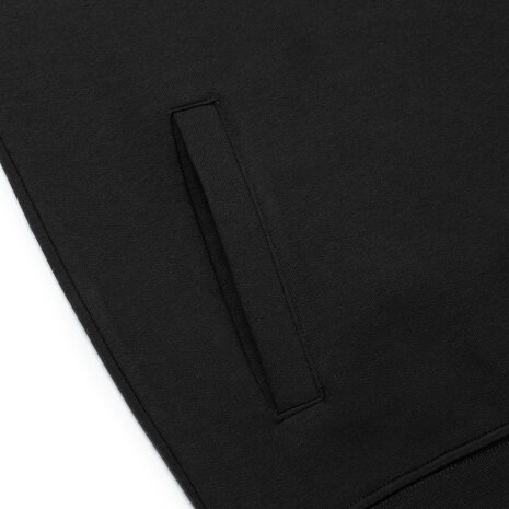 Hooded sweater Lucas Black XS t/m 6XL (Leverbaar februari 2026)