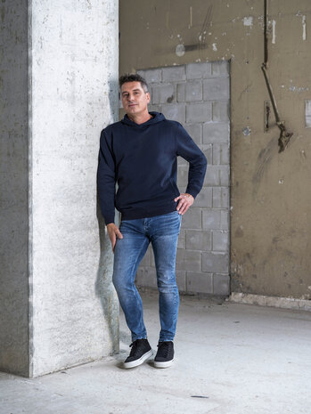 Hooded sweater Lucas White XS t/m 6XL (Leverbaar februari 2026)