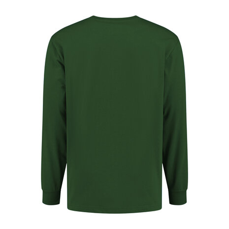 T-shirt Ledburg Long sleeve Bottle Green XS t/m 6XL 