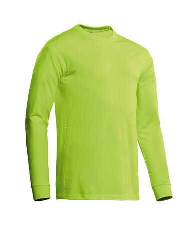 T-shirt James Long Sleeve Lime  S t/m 3XL