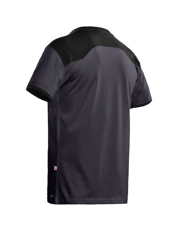 T-Shirt Ti&euml;sto Graphite / Black S t/m 5XL (Maat 3XL leverbaar vanaf 10-05-2025) 