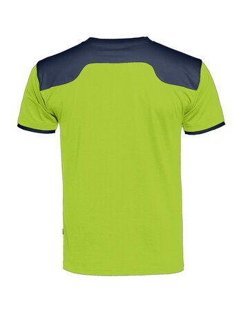 T-Shirt Ti&euml;sto  Lime / Real Navy  S t/m 5XL