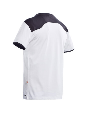 T-Shirt Ti&euml;sto  White / Graphite  S t/m 5XL 