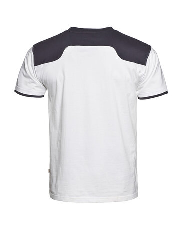 T-Shirt Ti&euml;sto  White / Graphite  S t/m 5XL 