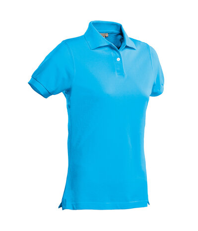 Poloshirt Charma Ladies Aqua  XS  t/m  XXL (Maat L niet leverbaar)