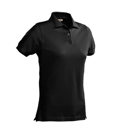 Poloshirt Charma Ladies Black   XS  t/m  XXL (Maat XL leverbaar vanaf 14-05-2025)