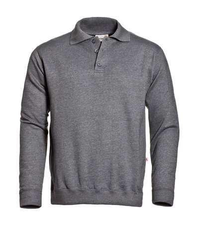Polosweater Robin Graphite  XS  t/m  5XL 
