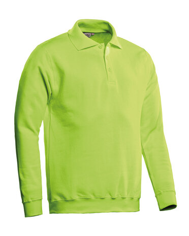 Polosweater Robin Lime  XS  t/m 3XL (Maat XS niet leverbaar)