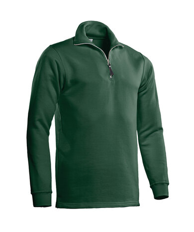 Zipsweater Alex Dark Green  S  t/m  5XL (Maat XXL leverbaar vanaf 25-05-2025)