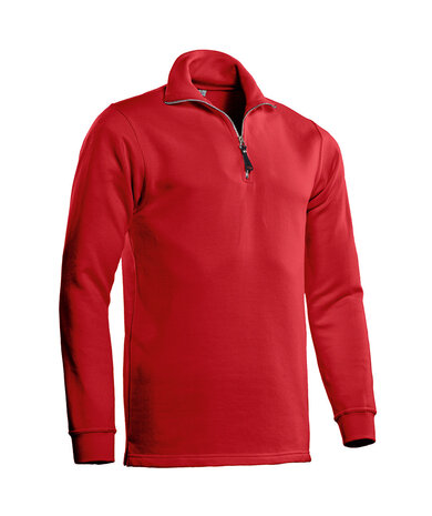 Zipsweater Alex Red  S  t/m  5XL 