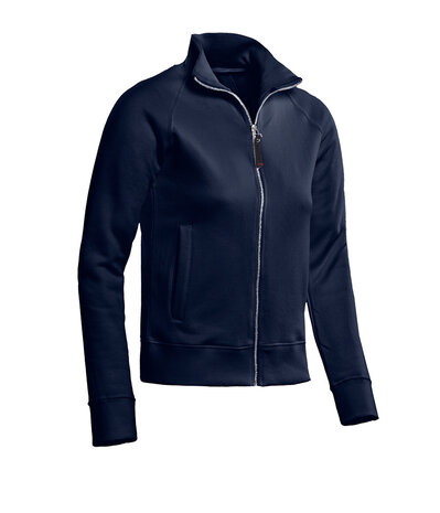 Full zip Sweatjack Anna Ladies Real Navy  XS  t/m  XXL 