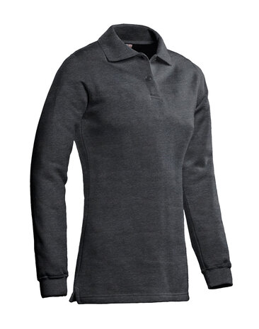 Polosweater Rick Ladies Dark Grey  XS  t/m  XXL (Maat M niet leverbaar)